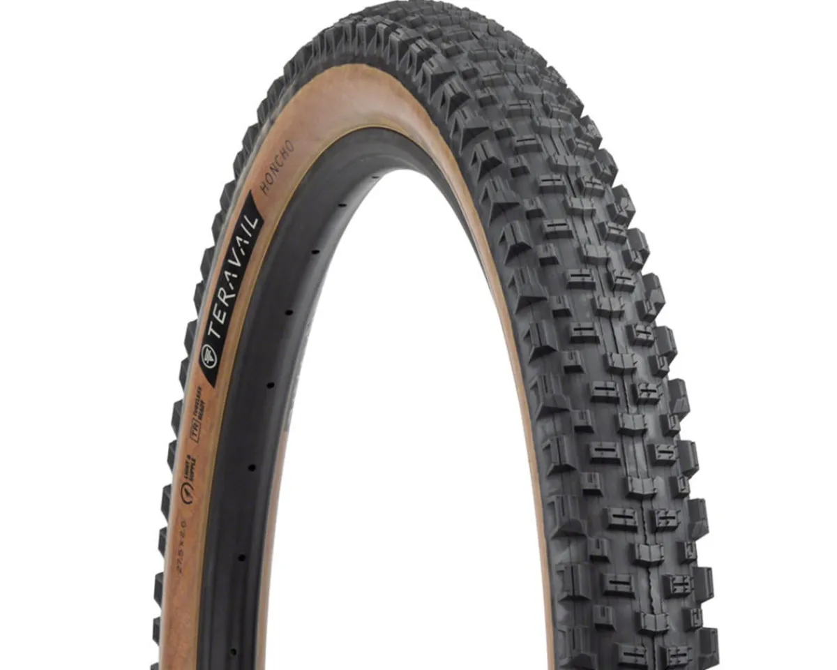 Teravail Tires|Honcho Tubeless Mountain Tire (Tan Wall) (27.5") (2.6") (Grip/Durable)