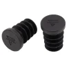 Teravail Handlebars|Rubber Bar End Plugs (Obsidian Black)