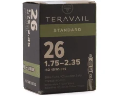 Teravail Tubes|Standard 26" Inner Tube (Presta) (Removable Core) (1.75 - 2.35") (40mm)
