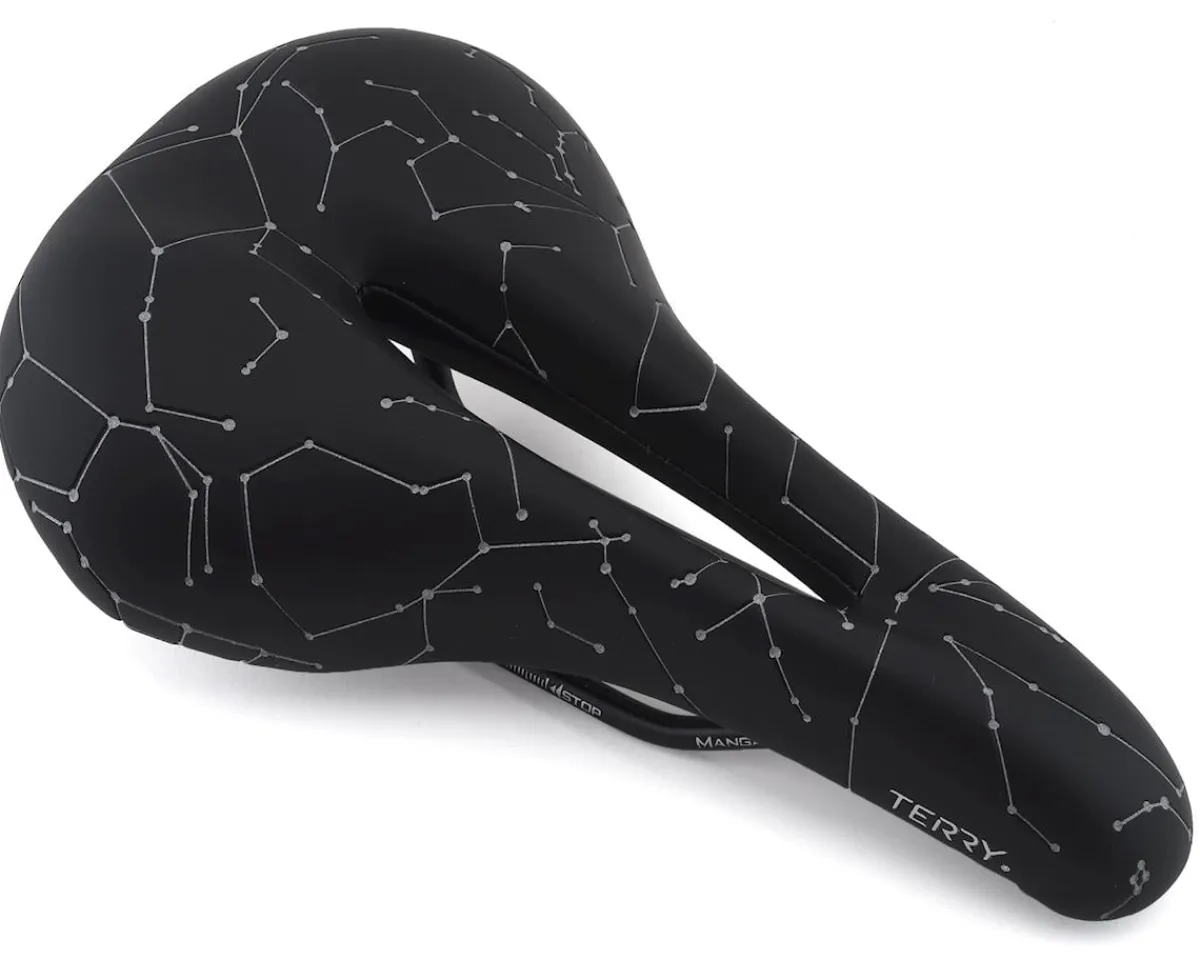 Terry Saddles & Seats|Butterfly Galactic+ Women's Saddle (Black Night) (Manganese Rails) (155mm)