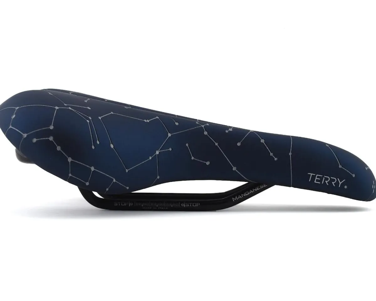 Terry Saddles & Seats|Butterfly Galactic+ Women's Saddle (Night Sky) (Manganese Rails) (155mm)