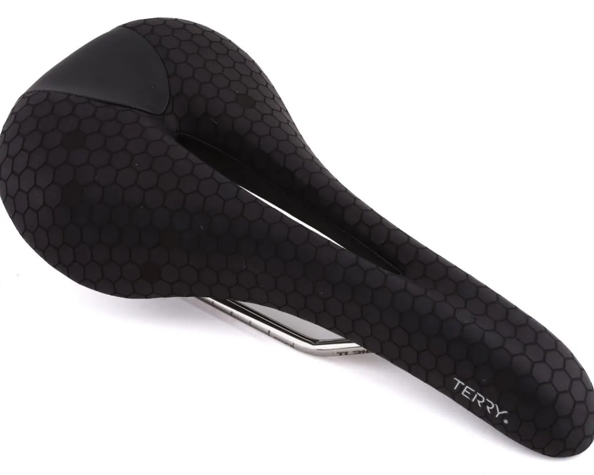 Terry Saddles & Seats|Fly Ti Men's Saddle (Black) (TI-316 Rails) (140mm)