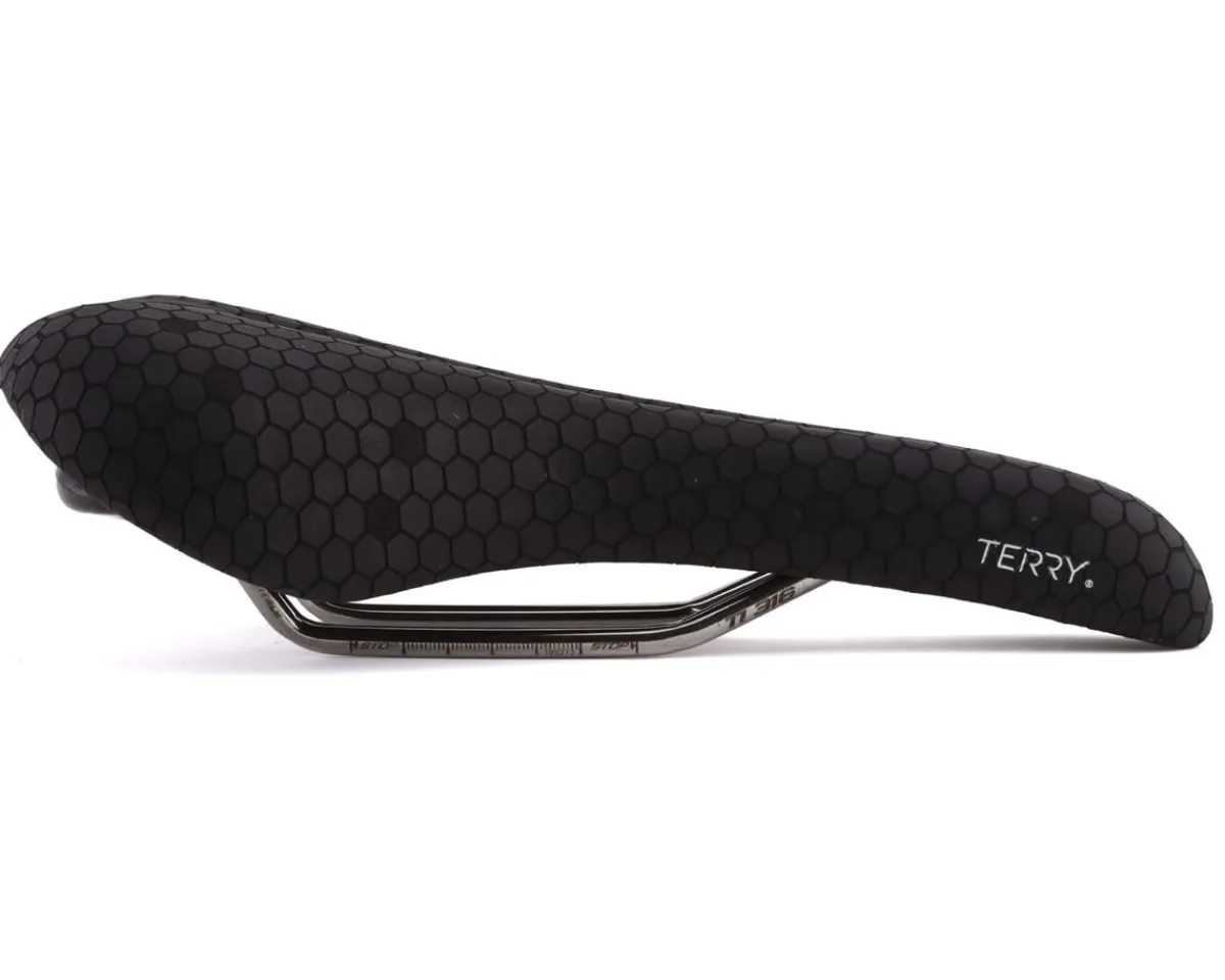Terry Saddles & Seats|Fly Ti Men's Saddle (Black) (TI-316 Rails) (140mm)