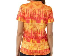 Terry Clothing Sale|Women'S|Women's Actif Short Sleeve Jersey (Barcelona Sunset) (S)