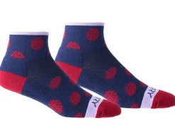 Terry Clothing Sale|Women'S|Women's Air Stream Socks (Navy Wine Dots) (S/M)