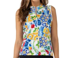 Terry Clothing Sale|Women'S|Women's Breakaway Mesh Sleeveless Jersey (Multi Mosaic) (M)