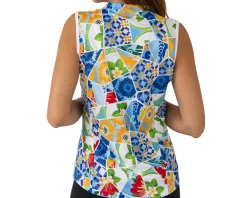 Terry Clothing Sale|Women'S|Women's Breakaway Mesh Sleeveless Jersey (Multi Mosaic) (M)