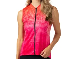 Terry Clothing Sale|Jerseys|Women's Breakaway Sleeveless Jersey Full Zip (Calypso) (XL)