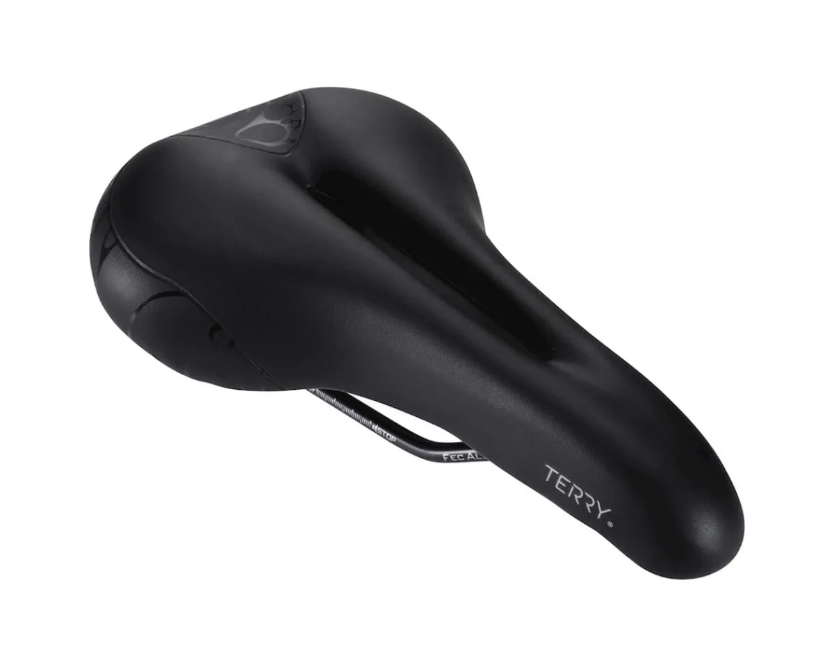 Terry Saddles & Seats|Women's Butterfly Chromoly Gel Saddle (Black) (FeC Alloy Rails) (155mm)