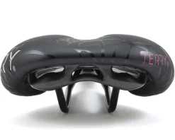 Terry Saddles & Seats|Women's Butterfly Chromoly Saddle (Black) (FeC Alloy Rails) (155mm)