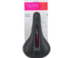 Terry Saddles & Seats|Women's Butterfly Chromoly Saddle (Black) (FeC Alloy Rails) (155mm)