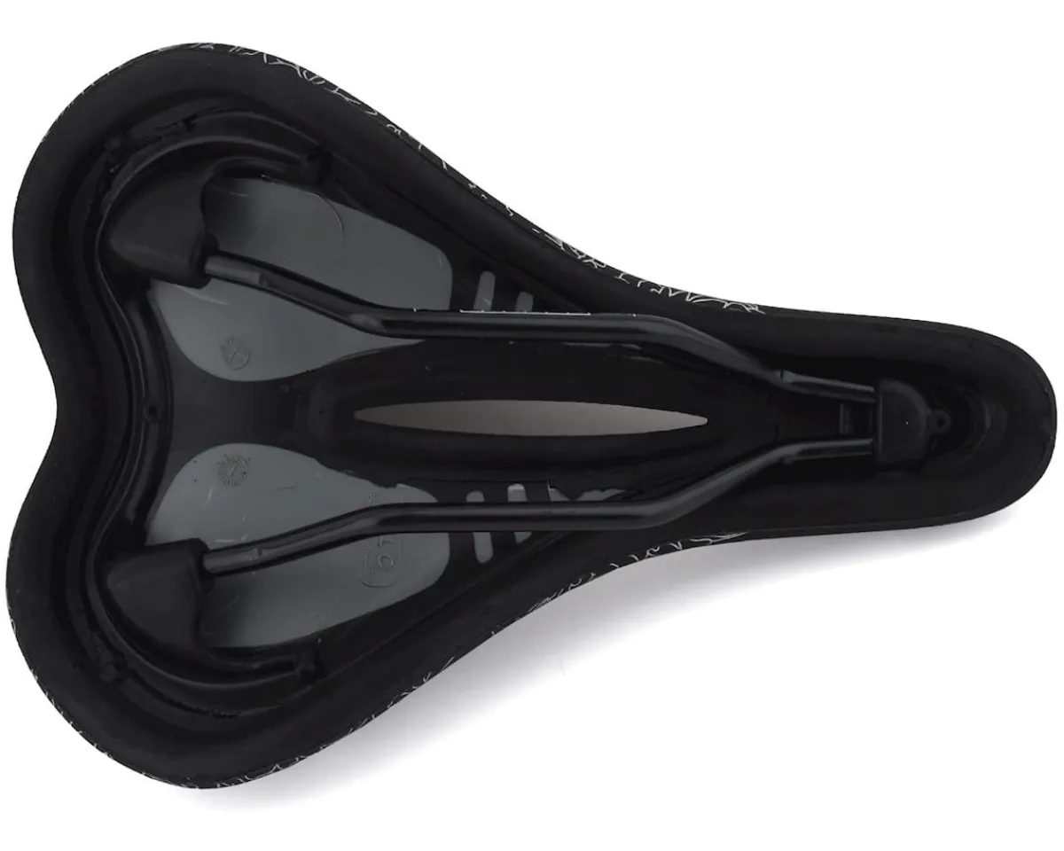 Terry Saddles & Seats|Women's Cite X Gel Saddle (Black/Flower) (Steel Rails) (175mm)