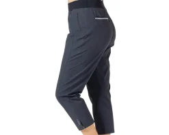 Terry Clothing Sale|Women'S|Women's Pedal Pusher Bike Capri (Ebony) (L)