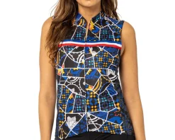 Terry Clothing Sale|Women'S|Women's Signature Sleeveless Jersey (French Mosaic) (S)
