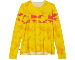Terry Clothing Sale|Jerseys|Women's Soleil Flow Long Sleeve Top (Gold Shimmer) (S)