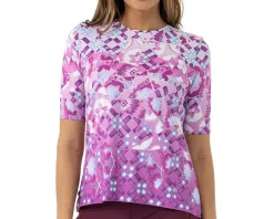 Terry Clothing Sale|Women'S|Women's Soleil Flow Short Sleeve Top (Lavender Mosaic) (S)