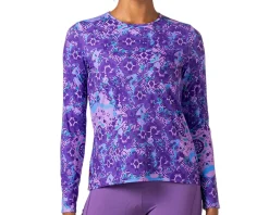 Terry Clothing Sale|Women'S|Women's Soleil Free Flow Long Sleeve Top (Wild Elegance) (S)