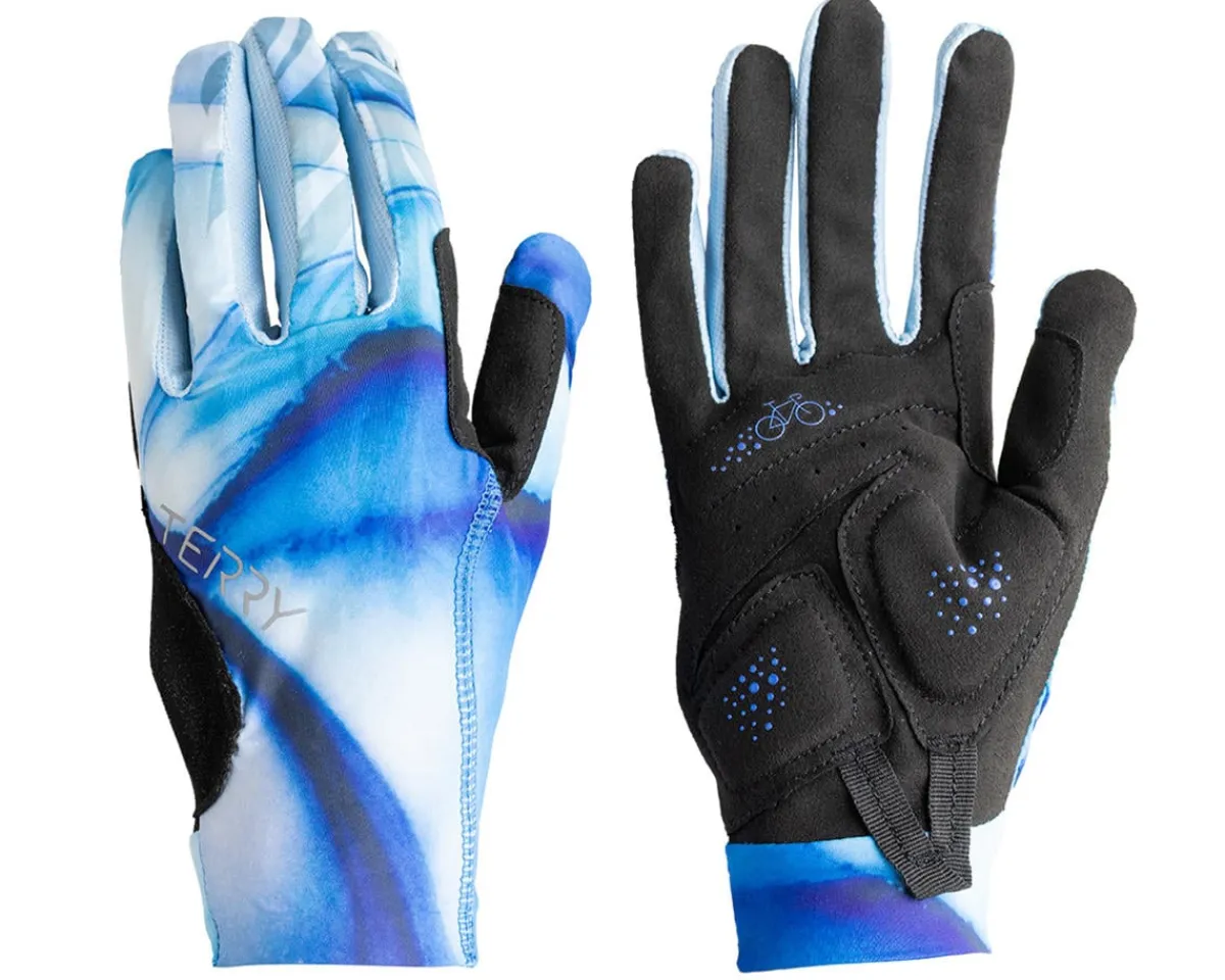 Terry Clothing Sale|Clothing Accessories|Women's Soleil Full Finger Gloves (Blue Monarch) (M)