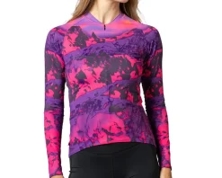 Terry Clothing Sale|Women'S|Women's Soleil Long Sleeve Jersey (Beartooth Fuchsia) (S)