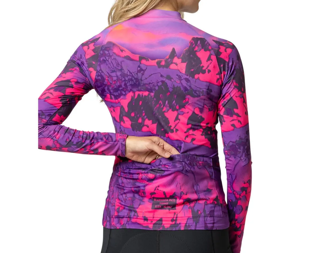 Terry Clothing Sale|Women'S|Women's Soleil Long Sleeve Jersey (Beartooth Fuchsia) (S)