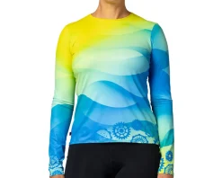 Terry Clothing Sale|Women'S|Women's Soleil Long Sleeve Top (Gear Wave) (S)