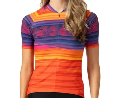 Terry Women'S|Jerseys|Women's Soleil Short Sleeve Jersey (Horizoom) (L)
