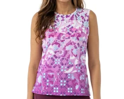 Terry Clothing Sale|Women'S|Women's Soleil Split Tank (Lavender Mosaic) (S)