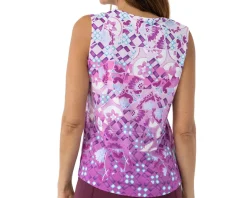 Terry Clothing Sale|Women'S|Women's Soleil Split Tank (Lavender Mosaic) (S)