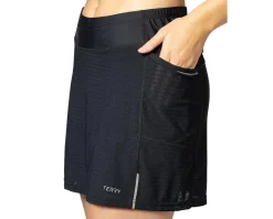 Terry Women'S|Shorts & Bibs|Women's Trixie Mesh Bike Skort (Black Mesh) (S)