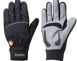Terry Clothing Accessories|Clothing Sale|Women's Windstopper Full Finger Gloves (Black) (XL)