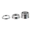 Thomson Headsets & Spacers|Aluminum Headset Spacer Pack (Silver) (1-1/8") (Bag of 3)