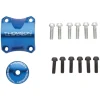 Thomson Stems & Parts|Stem Faceplate Dress Up Kit (Blue) (For X4) (31.8mm)