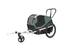 Thule Racks, Fenders, & Trailers|Bexey Dog Carrier Bike Trailer (Hazy Green) (M)