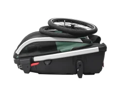 Thule Racks, Fenders, & Trailers|Bexey Dog Carrier Bike Trailer (Hazy Green) (M)