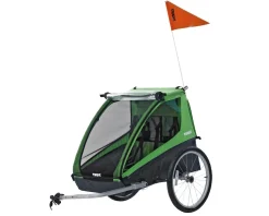 Thule Racks, Fenders, & Trailers|Cadence 2-Seat Bike Trailer (Green)
