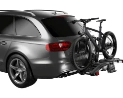 Thule Vehicle Bike Racks|Easyfold XT Hitch Rack (Black/Silver) (2 Bikes) (1.25 & 2" Receiver)