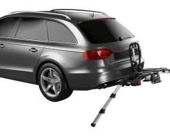 Thule Vehicle Bike Racks|Easyfold XT Hitch Rack (Black/Silver) (2 Bikes) (1.25 & 2