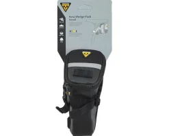 Topeak Bags & Packs|Saddles & Seats|Aero Wedge Saddle Bags (Black) (w/Strap) (S)