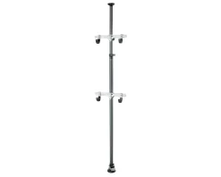 Topeak Vehicle Bike Racks|Dual-Touch Bike Stand (Black/Silver) (2 Bikes)