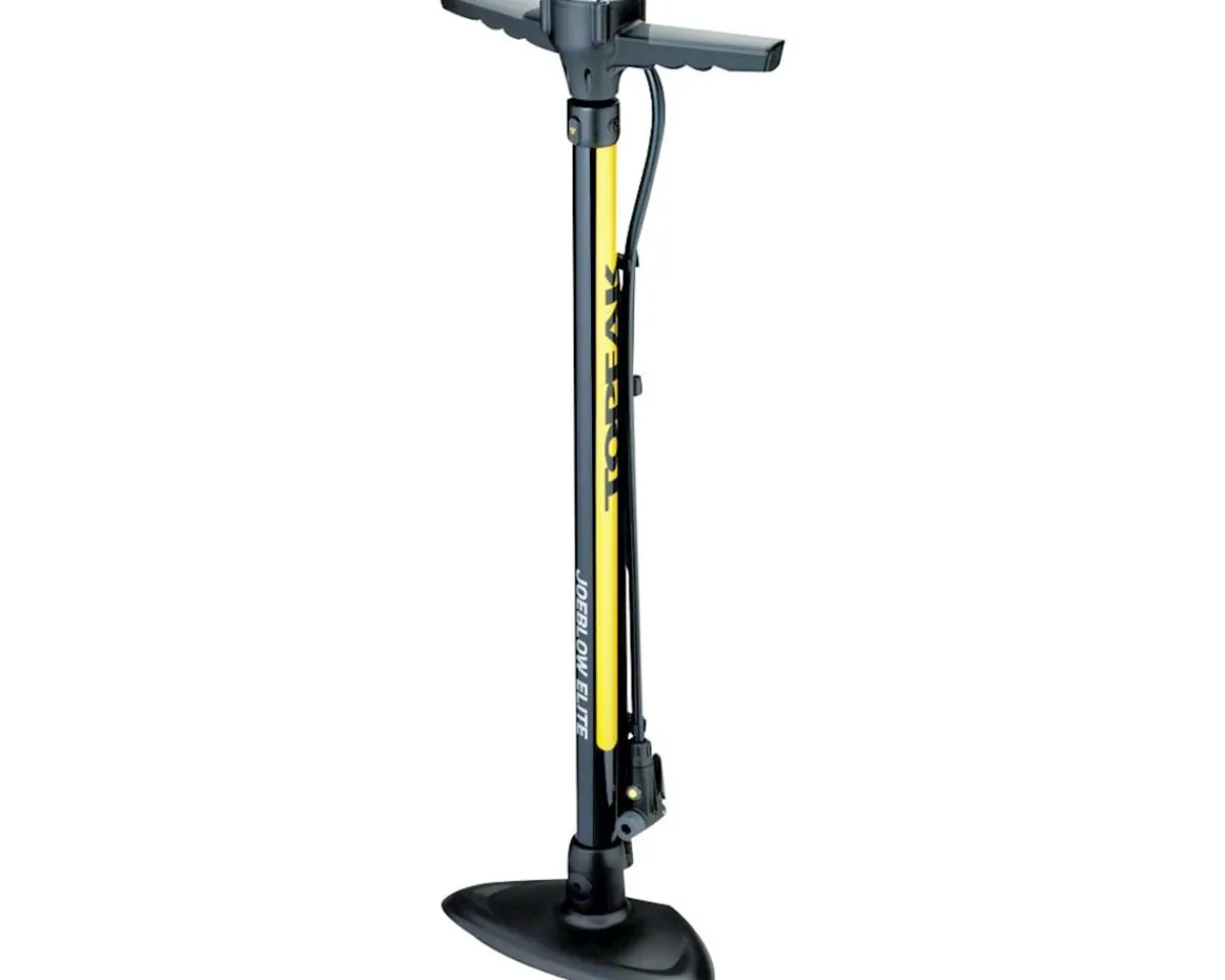 Topeak Pumps & Co2|JoeBlow Elite Floor Pump (Yellow)
