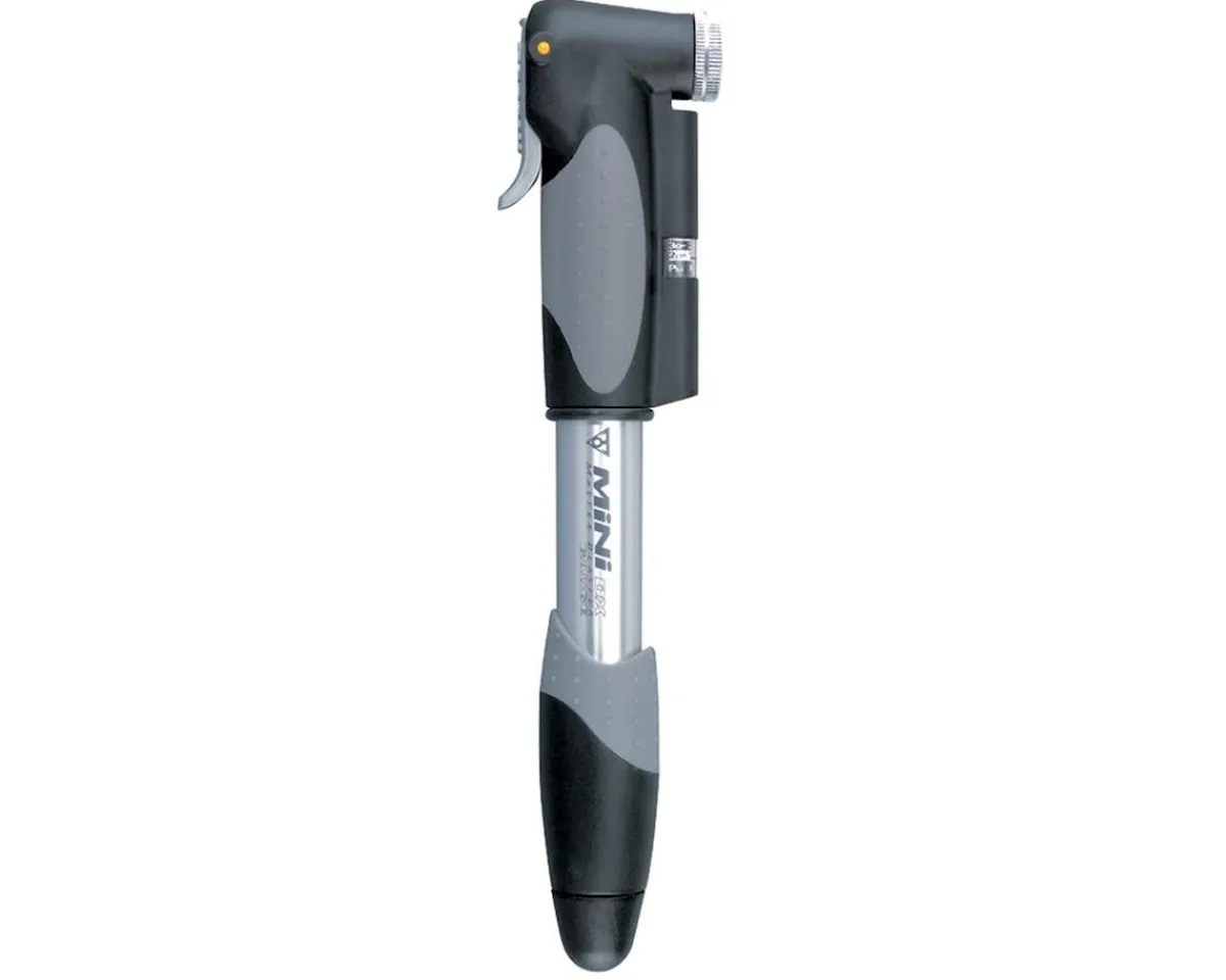Topeak Pumps & Co2|Pumps & Co2|Mini Dual DXG Master Blaster Pump (Silver) (w/ Gauge)