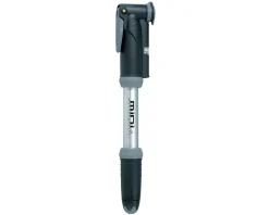 Topeak Pumps & Co2|Pumps & Co2|Mini Dual G Pump (Silver/Black) (w/ Gauge)