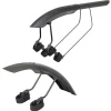 Topeak Racks, Fenders, & Trailers|Mountain Bike Tetrafender Set (Black) (M1 & M2) (Front/Rear)
