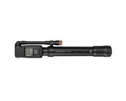 Topeak Pumps & Co2|Suspension|Mountain Digital 2-Stage Pump (Black) (Works for Shocks & Tires)