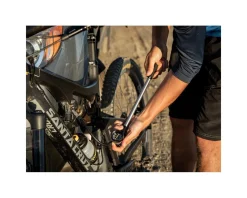 Topeak Pumps & Co2|Suspension|Pocketshock DXG XL Shock Pump (Silver/Black)