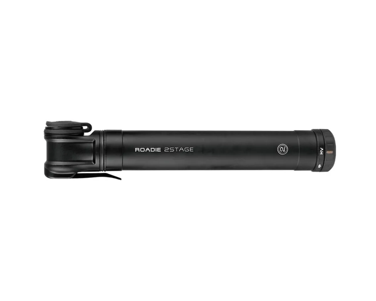 Topeak Pumps & Co2|Pumps & Co2|Roadie Mini Pump (Black) (2-Stage) (160 PSI)