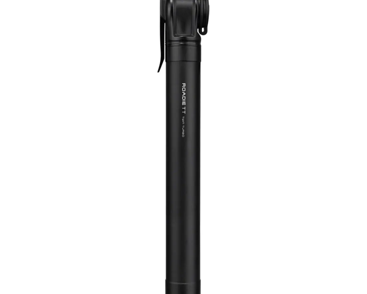 Topeak Pumps & Co2|Pumps & Co2|Roadie TT Mini Pump (Black) (160 PSI) (Twin Turbo) (195mm Length)