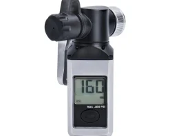 Topeak Pumps & Co2|Pumps & Co2|Shuttle Gauge Digital (Black/Silver)