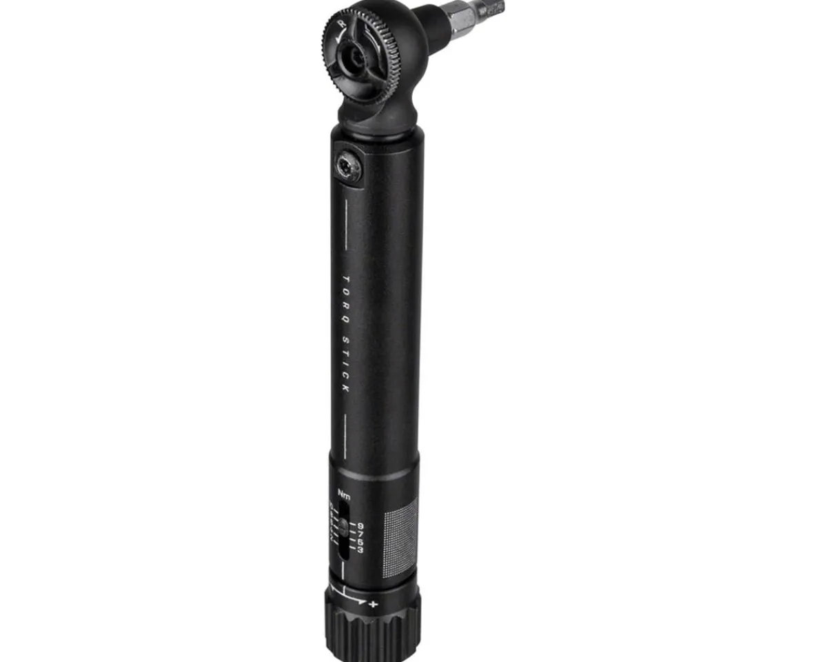 Topeak Tools|Torq Stick Ratcheting Torque Wrench (Adjustable) (2-10Nm) (5 Piece Bit Set)