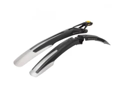 Topeak Racks, Fenders, & Trailers|TPK DeFender M1/XC11 MTB Fender Set (Black/Grey) (29")